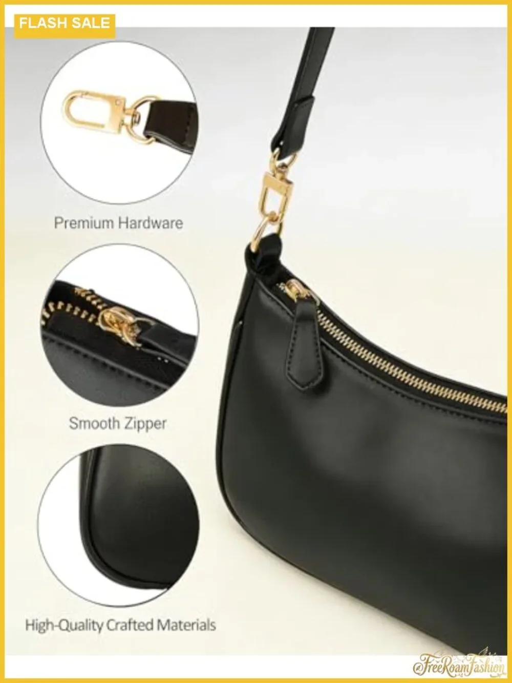 Faux Leather Hobo Shoulder Bag Women Crossbody Tote Purse